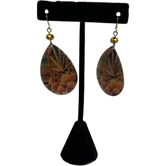 Fall-Themed Drop Earrings, 2" Long, 1.25" Wide - Picture 10 of 12